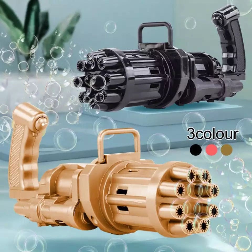 Electric Gatling Bubble Machine, 2-in-1 Automatic Gatling Bubble Gun, Summer Soap Bubble Blower Magic Toy, Bubble Blowing Toy Machine For Children, Electric Bubble Blaster for Summer Outdoor Activities Electric Gatling Bubble Machine, 2-in-1 Automatic Gatling Bubble Gun, Summer Soap Bubble Blower Magic Toy, Bubble Blowing Toy Machine For Children, Electric Bubble Blaster for Summer Outdoor Activities